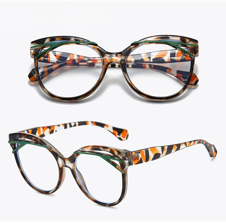 Retro Cat Eye Oversized Eyeglass Frames - Decor_O - 2
