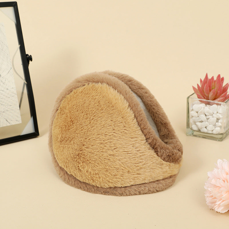 Fluffy Faux Rabbit Fur Winter Ear Warmers - C4