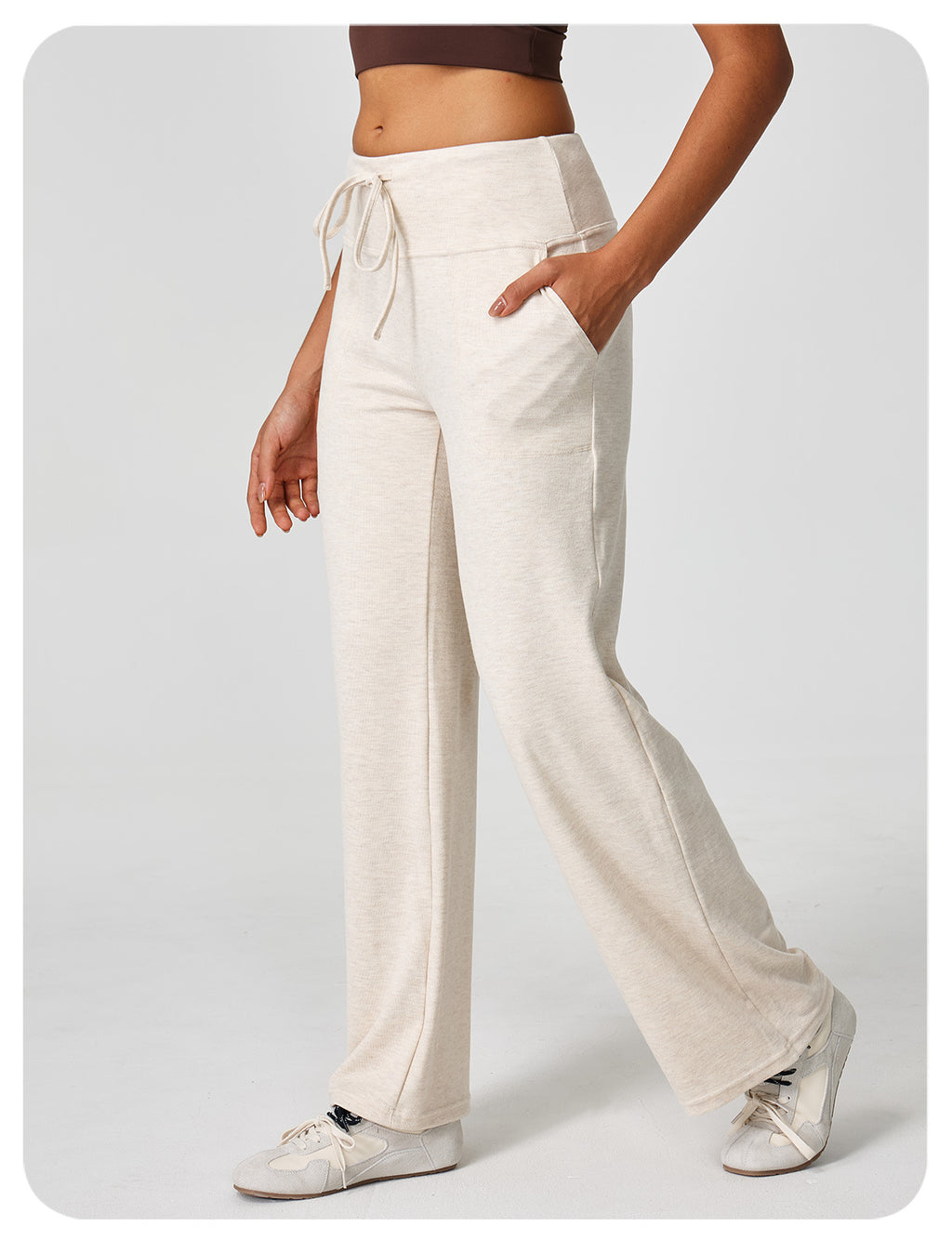 High Waist Wide Leg Lounge Sweatpants