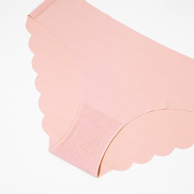 Seamless Scalloped V Front Low Rise Brief