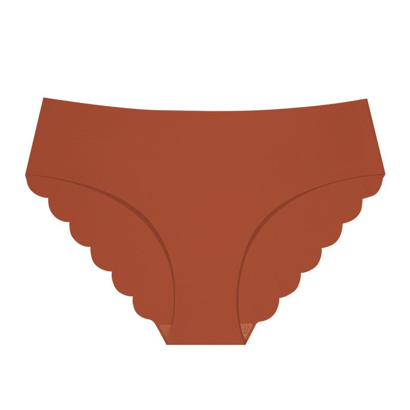 Seamless Scalloped V Front Low Rise Brief