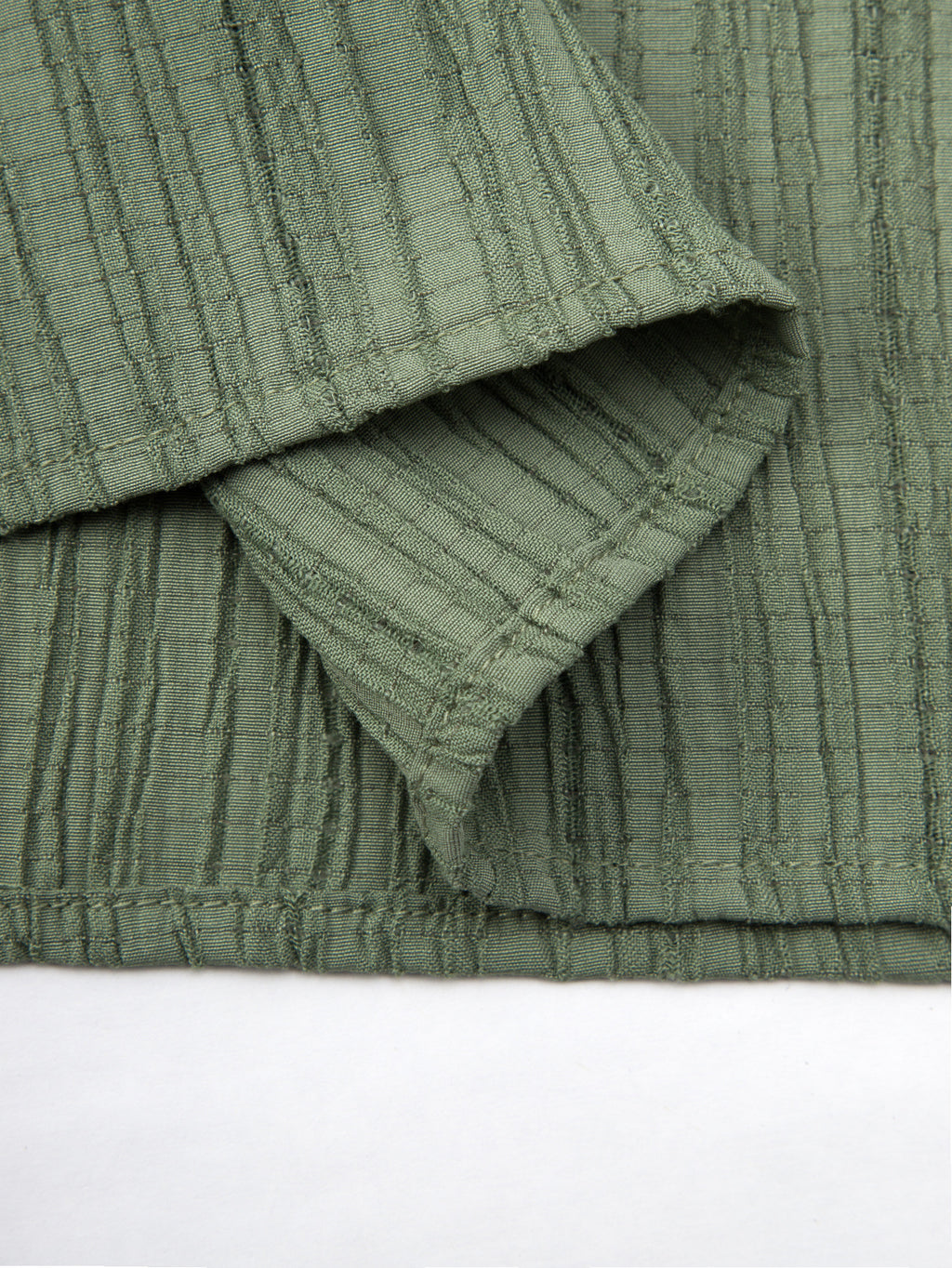 Crinkle Tiered Ruffle Maxi Skirt - Green - 7