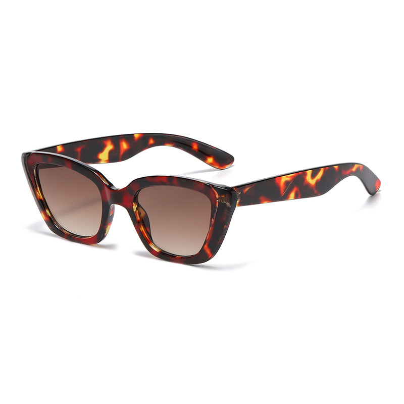 Animal Print Cat Eye Sunglasses - Leopard-1