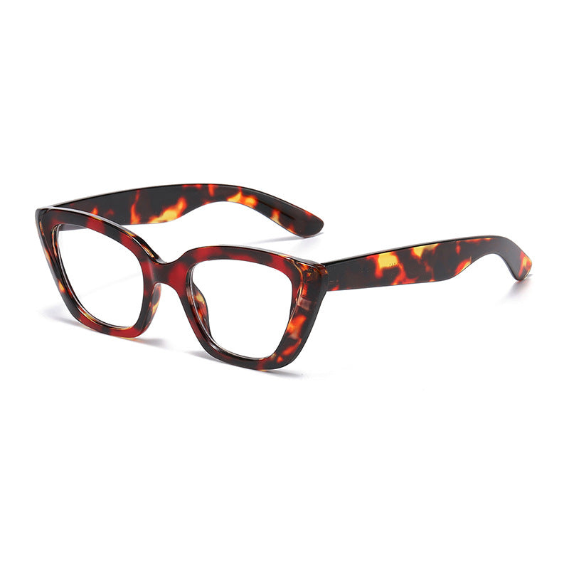 Animal Print Cat Eye Sunglasses - Leopard-2