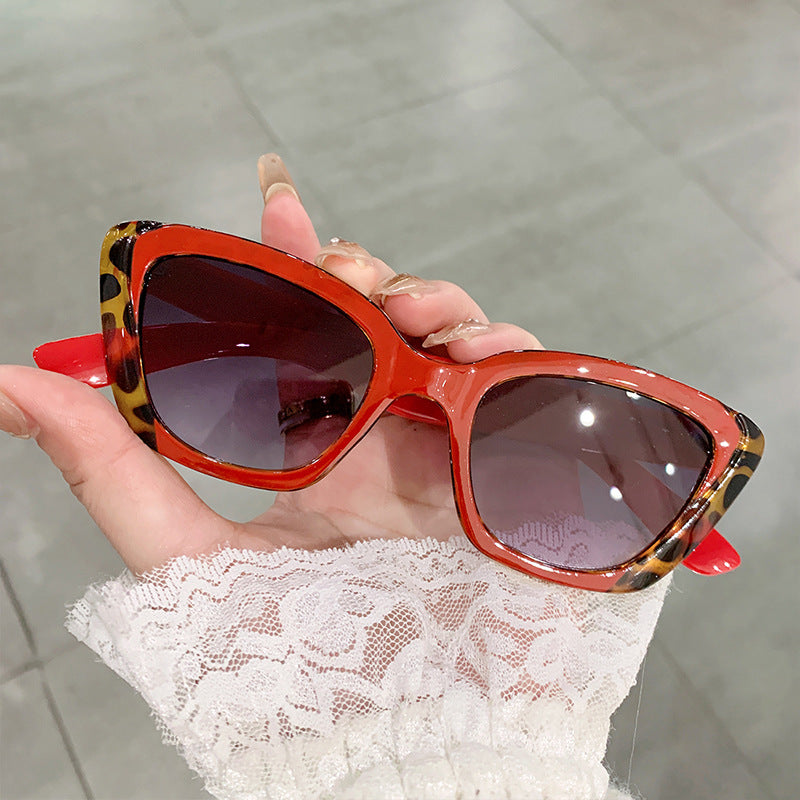 Animal Print Cat Eye Sunglasses