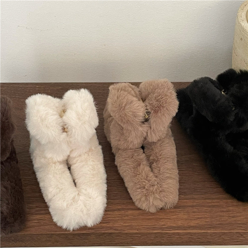 Oversized Plush Knot Hair Claw Clip - view 7