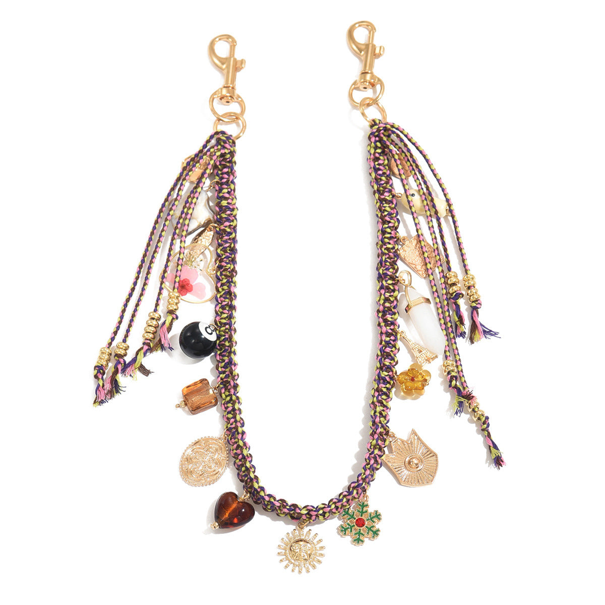 Boho Beaded Charm Handbag Strap Accessory - Color_02