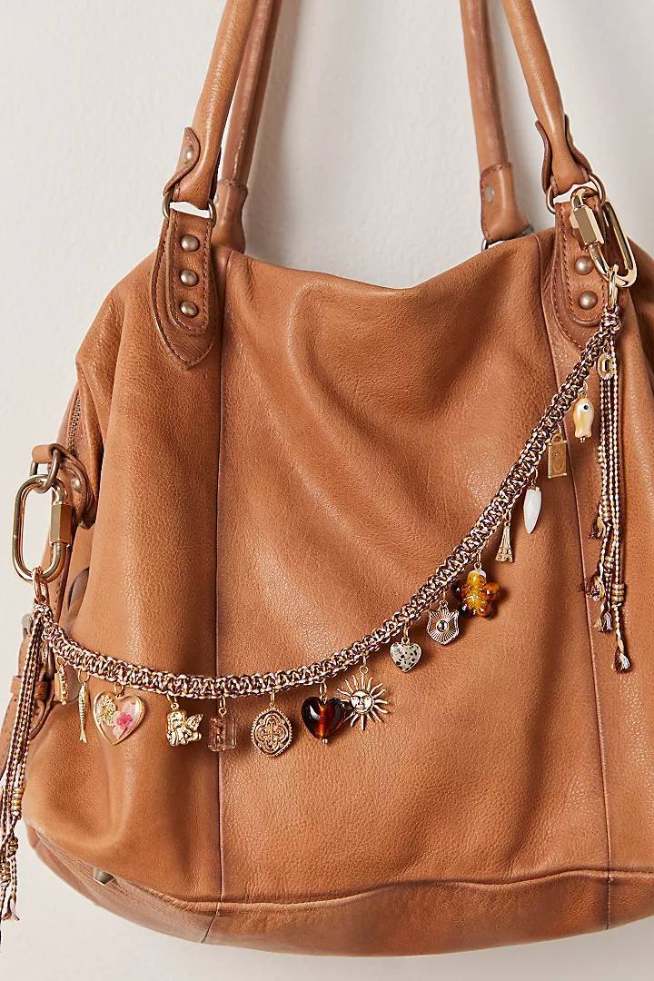 Boho Beaded Charm Handbag Strap Accessory - view 2