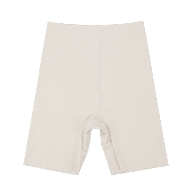 Laser Cut High Waist Smoothing Shapewear Shorts - Ivory
