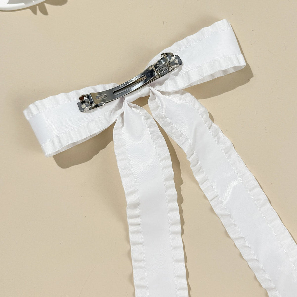 Extra Long Streamer Bow Hair Clip - view 2