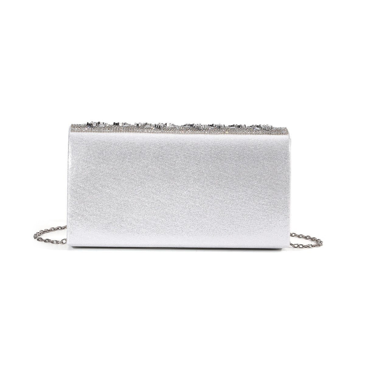 Crystal Embellished Envelope Clutch
