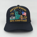 Liberty Skyline Embroidered Baseball Cap - Black