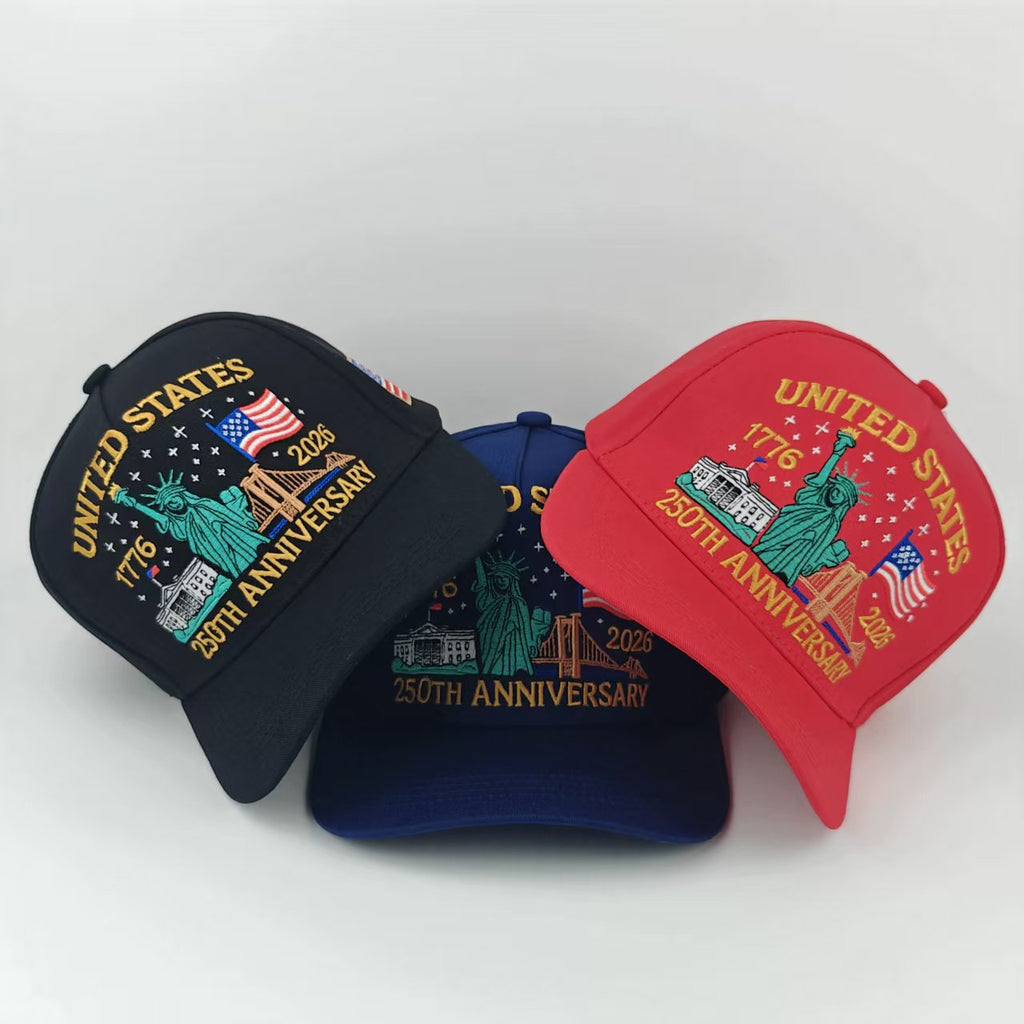 Liberty Skyline Embroidered Baseball Cap - Khaki - 7