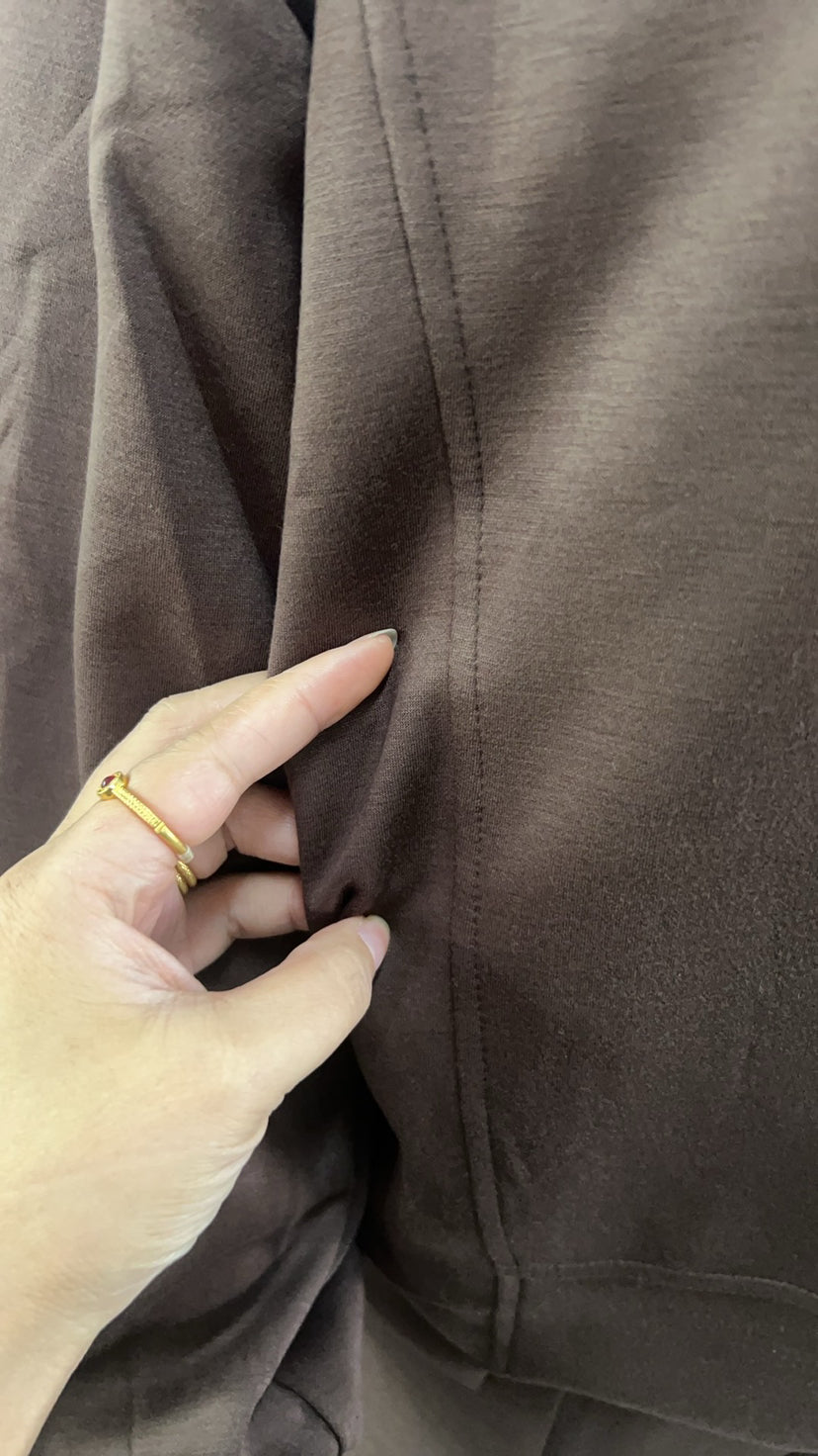 Crew Neck Sweatshirt And Wide Leg Pant Set - view 1