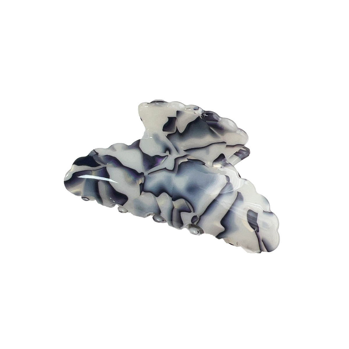 Ruffled Petal Edge Claw Hair Clip - view 4