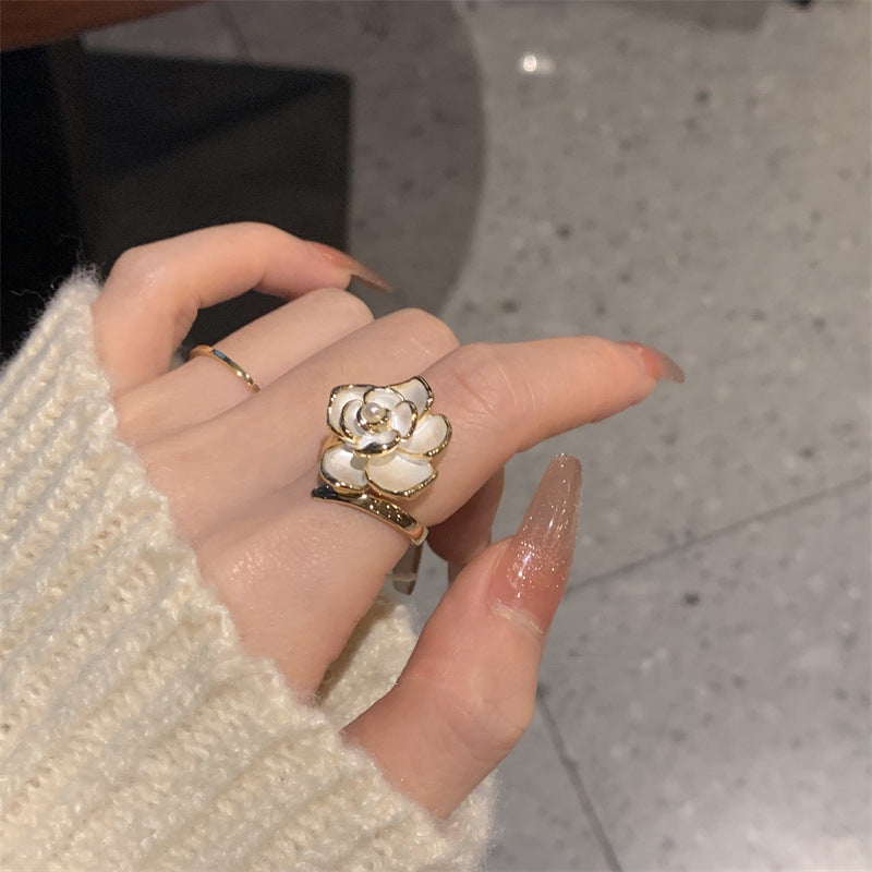 Pearl Accent Stacking Band Rings - Style2
