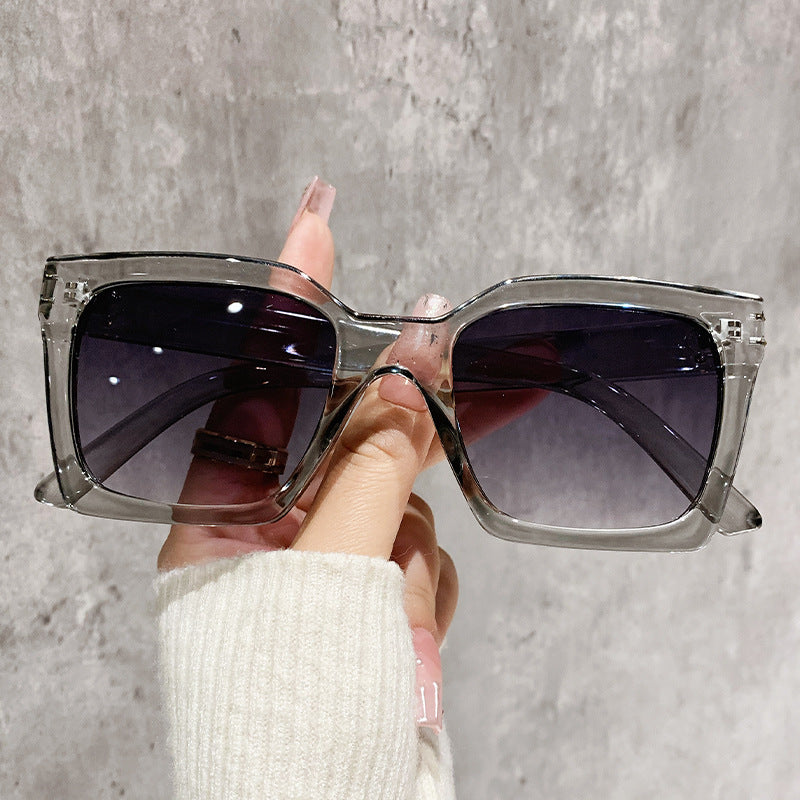 Extra Large Square Gradient Sunglasses - Grey