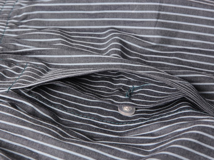 Striped Gingham Cotton Boxer Shorts - view 12