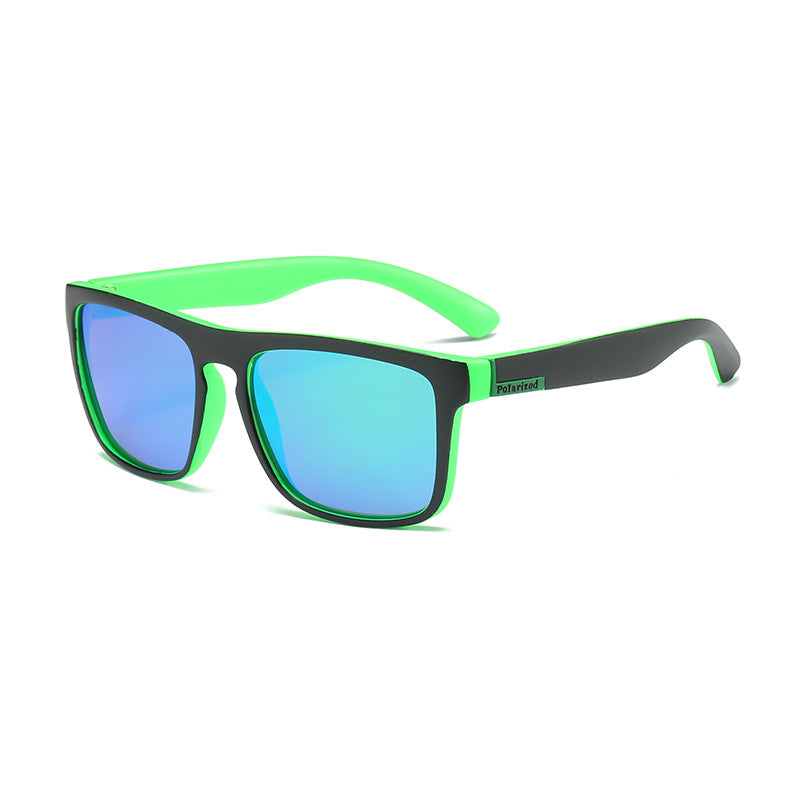 Polarized Square Frame Sports Sunglasses - C13