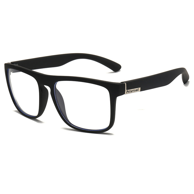 Polarized Square Frame Sports Sunglasses - C16