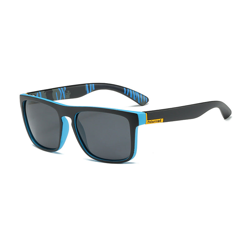 Polarized Square Frame Sports Sunglasses - C3