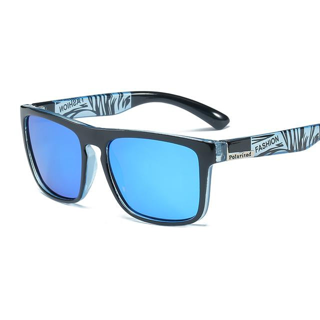 Polarized Square Frame Sports Sunglasses