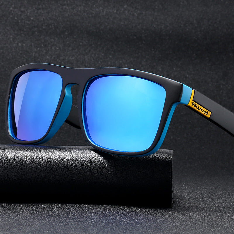 Polarized Square Frame Sports Sunglasses - view 1