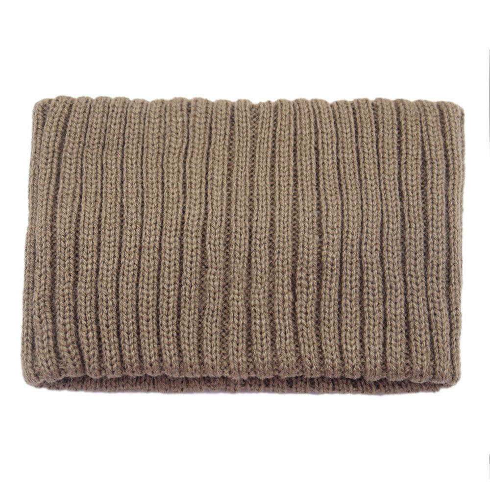 Wide Rib Knit Winter Headband - Taupe