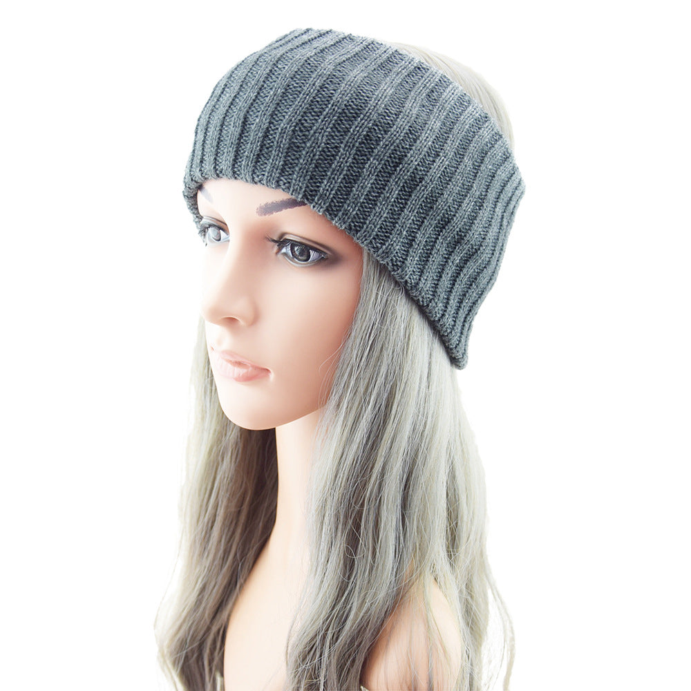 Wide Rib Knit Winter Headband - view 13