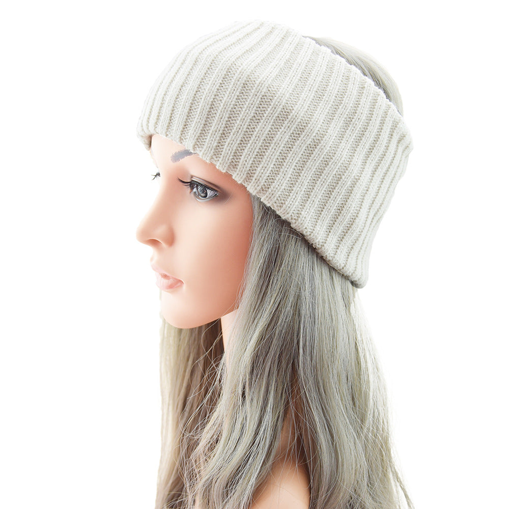 Wide Rib Knit Winter Headband - view 14