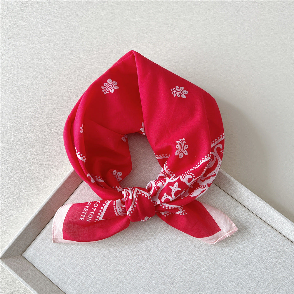 Paisley Tie-Dye Print Bandana Neck Scarf - NO05