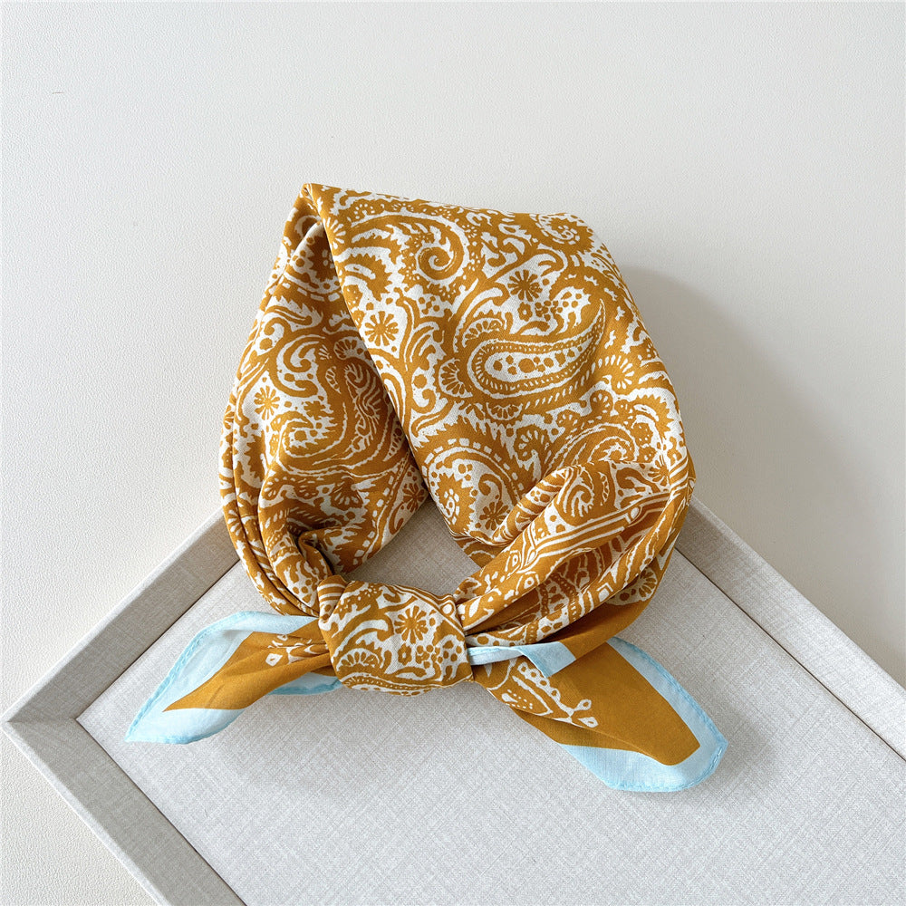 Paisley Tie-Dye Print Bandana Neck Scarf - NO07