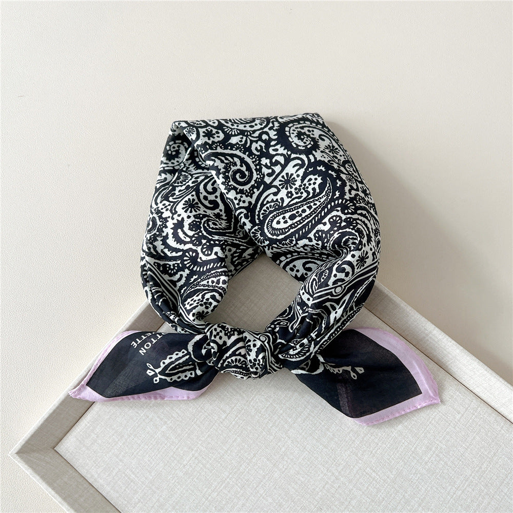 Paisley Tie-Dye Print Bandana Neck Scarf - NO08