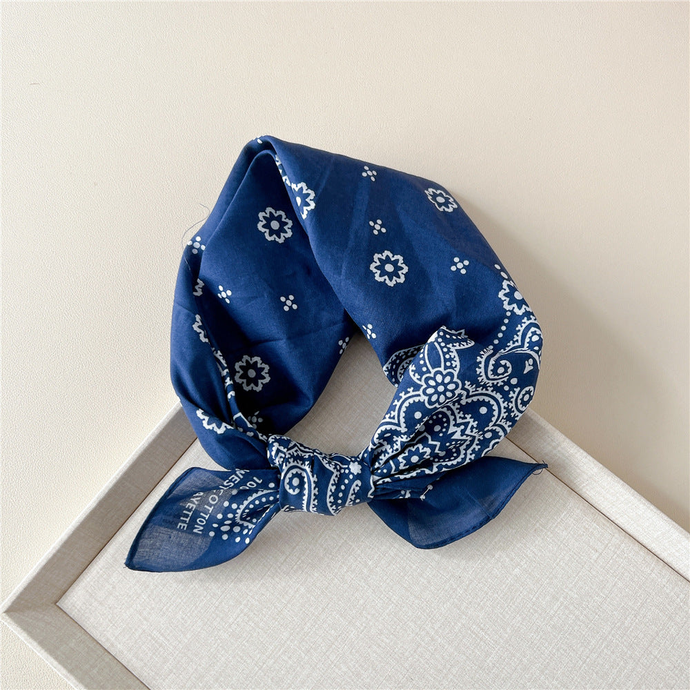 Paisley Tie-Dye Print Bandana Neck Scarf - NO18