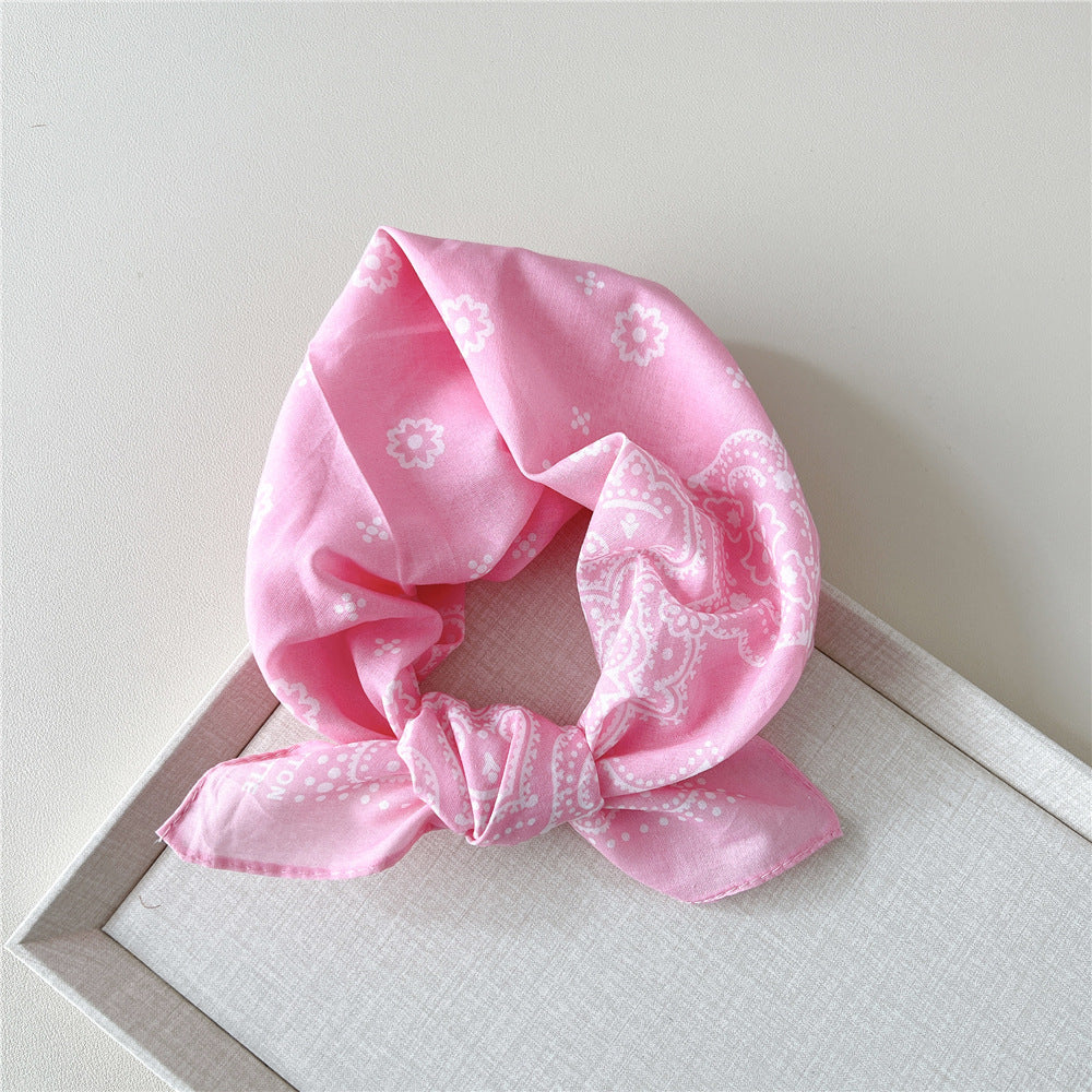 Paisley Tie-Dye Print Bandana Neck Scarf - NO20