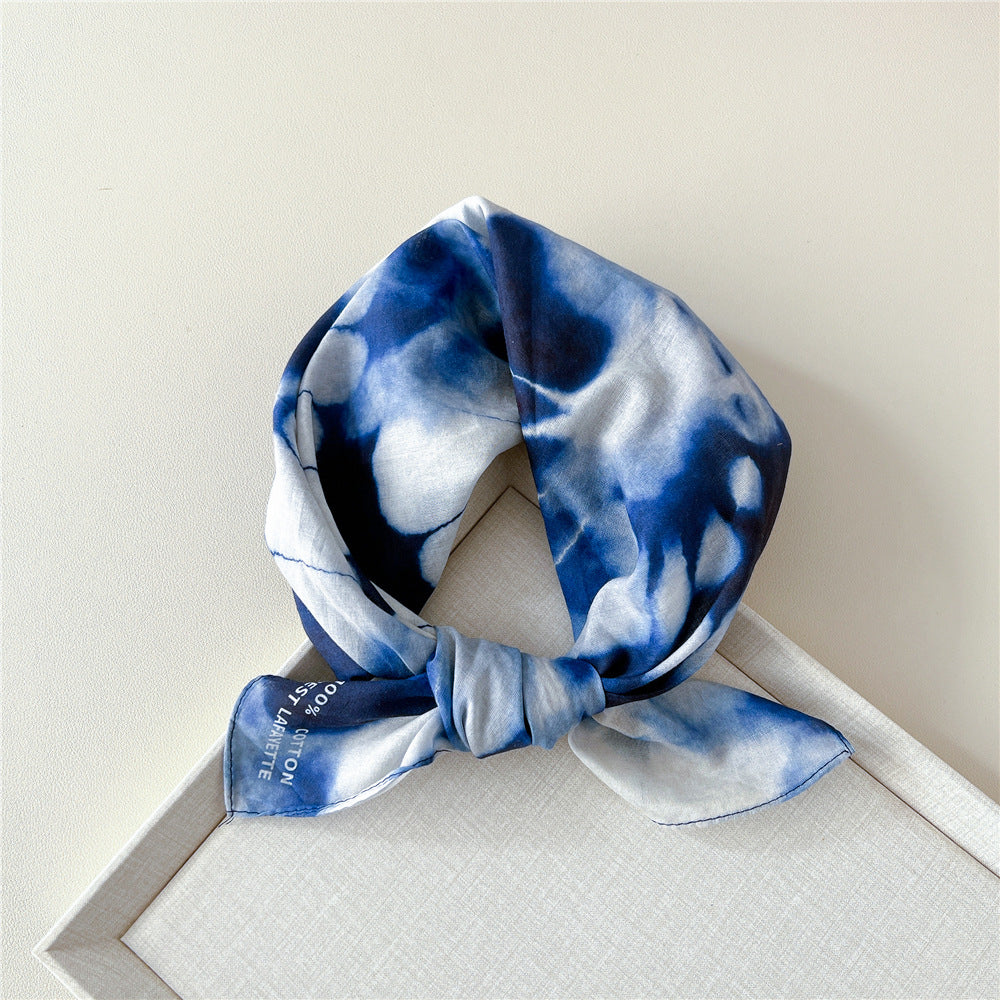 Paisley Tie-Dye Print Bandana Neck Scarf - NO26