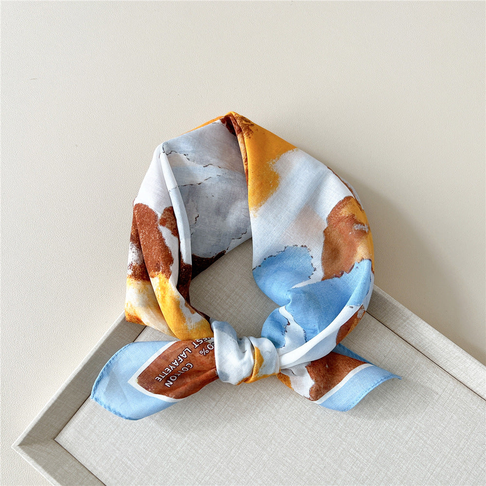 Paisley Tie-Dye Print Bandana Neck Scarf - NO28