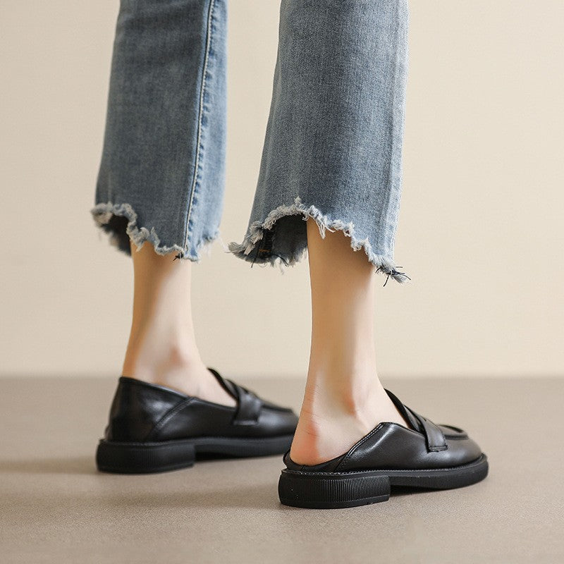 Classic Round Toe Penny Loafers