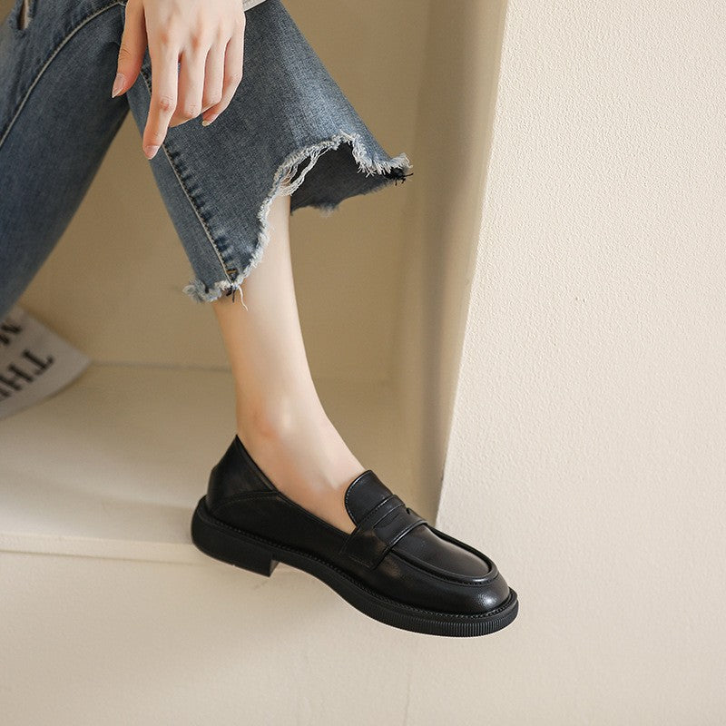 Classic Round Toe Penny Loafers