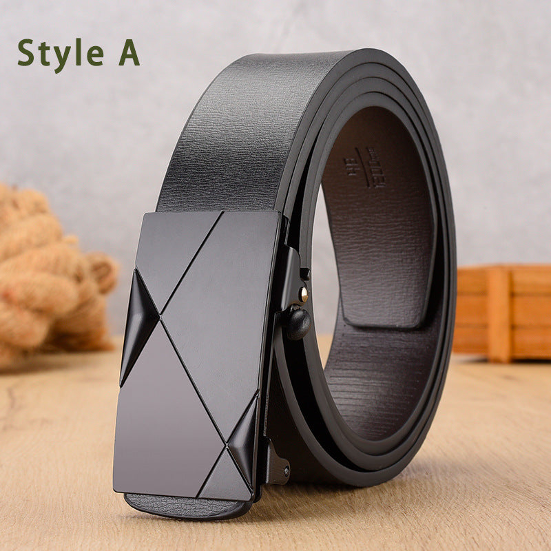 Automatic Buckle Ratchet Dress Belt - Style_A