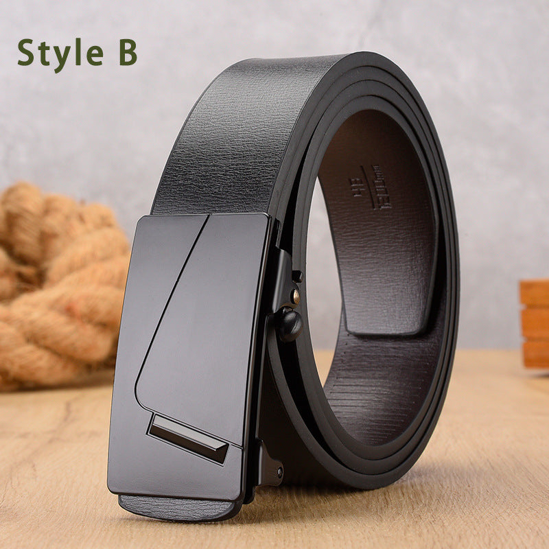 Automatic Buckle Ratchet Dress Belt - Style_B