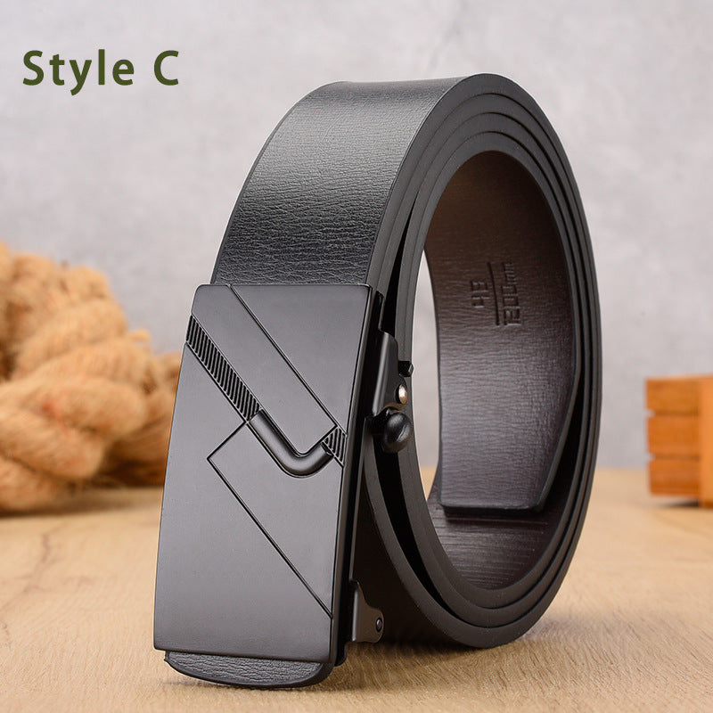 Automatic Buckle Ratchet Dress Belt - Style_C