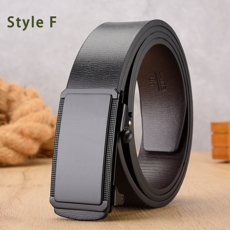 Automatic Buckle Ratchet Dress Belt - Style_F