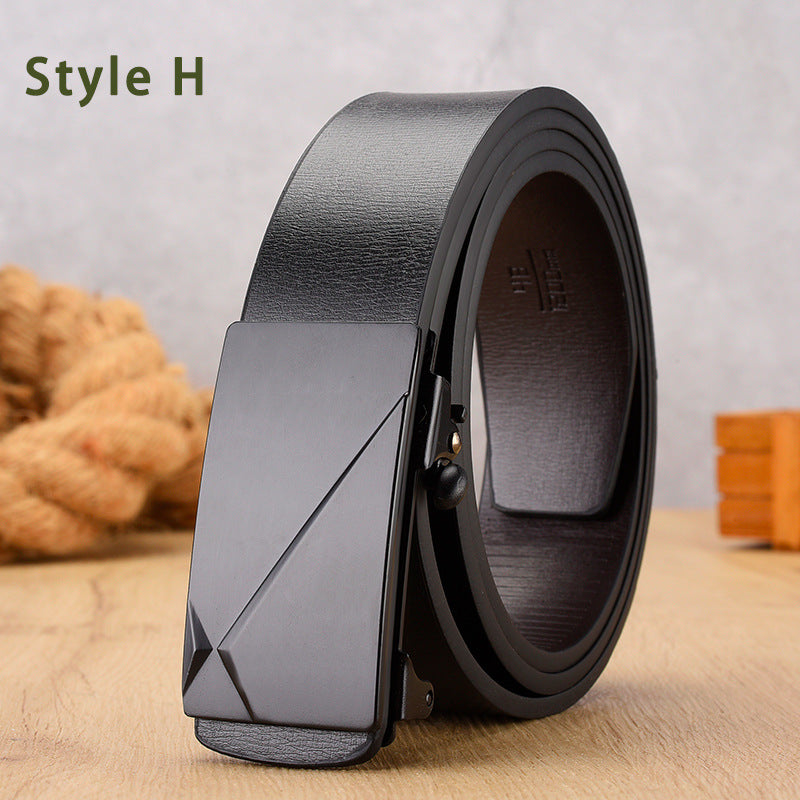 Automatic Buckle Ratchet Dress Belt - Style_H