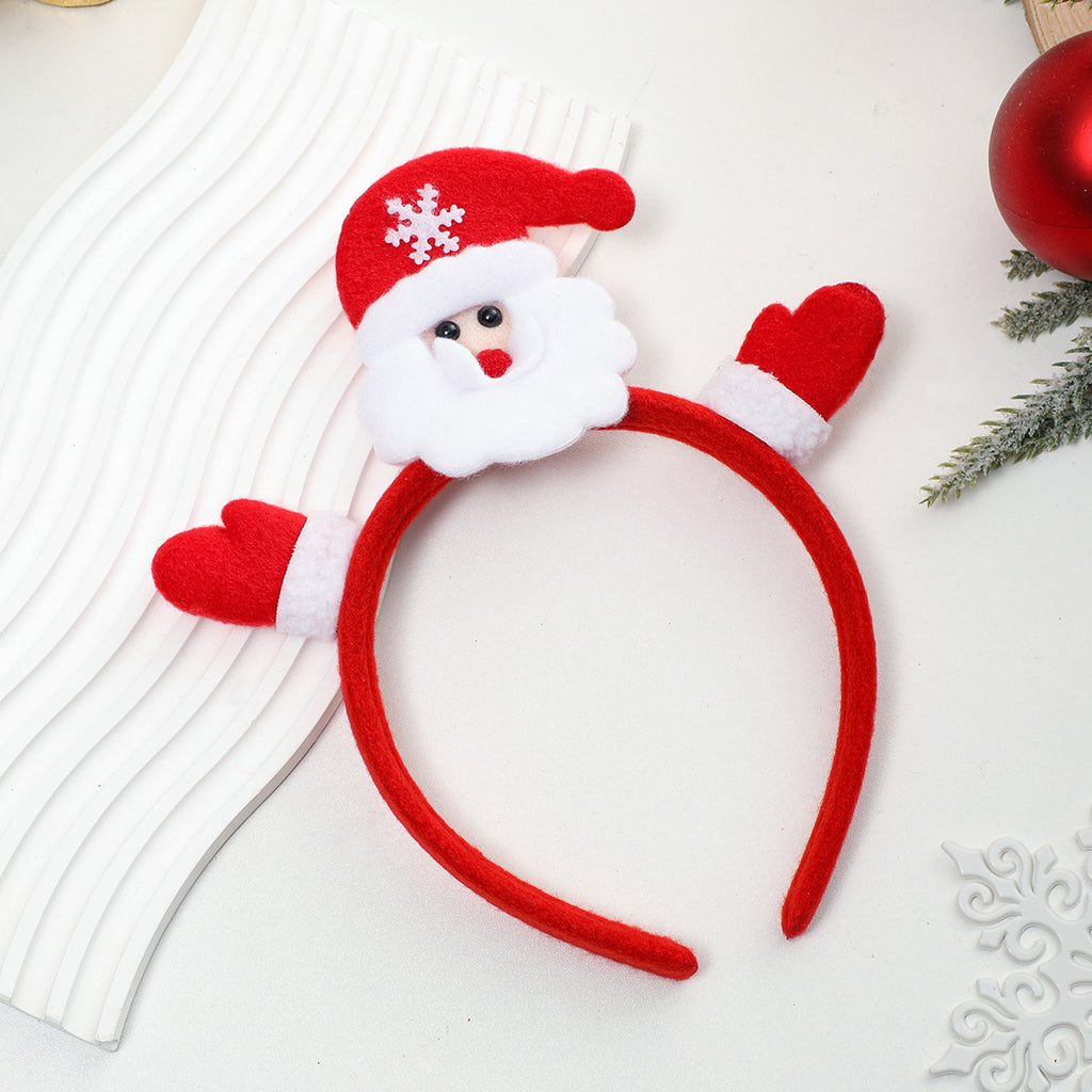 Christmas Headband Decorations With Santa And Reindeer - Color_05