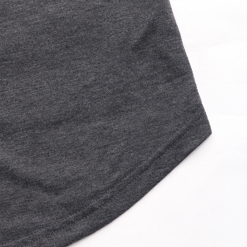 Center Seam Slouchy Crewneck Sweatshirt - Black - 6