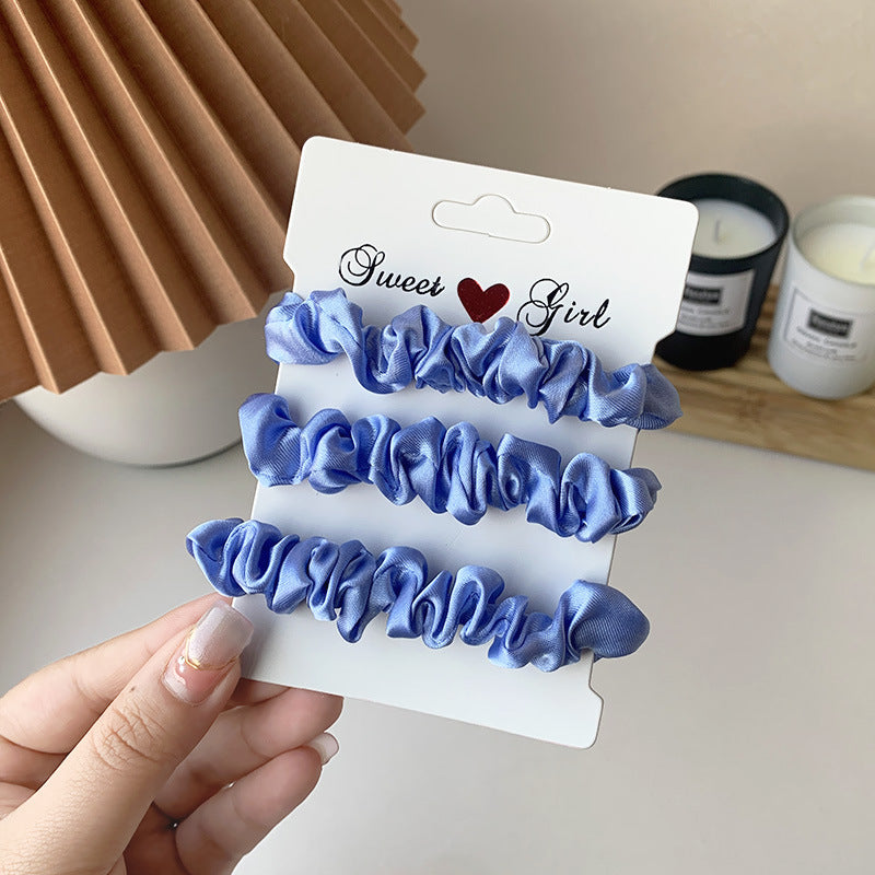 Tonal Satin Mini Scrunchie Bundle - NO_22