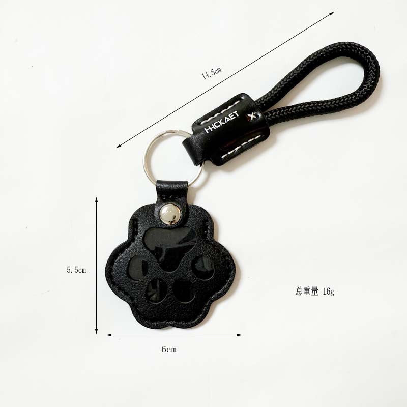 Paw Charm Keychain With Braided Wrist Strap - NO-5