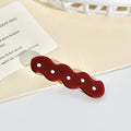 Polka Dot Bow Hair Pin Set - Color_01