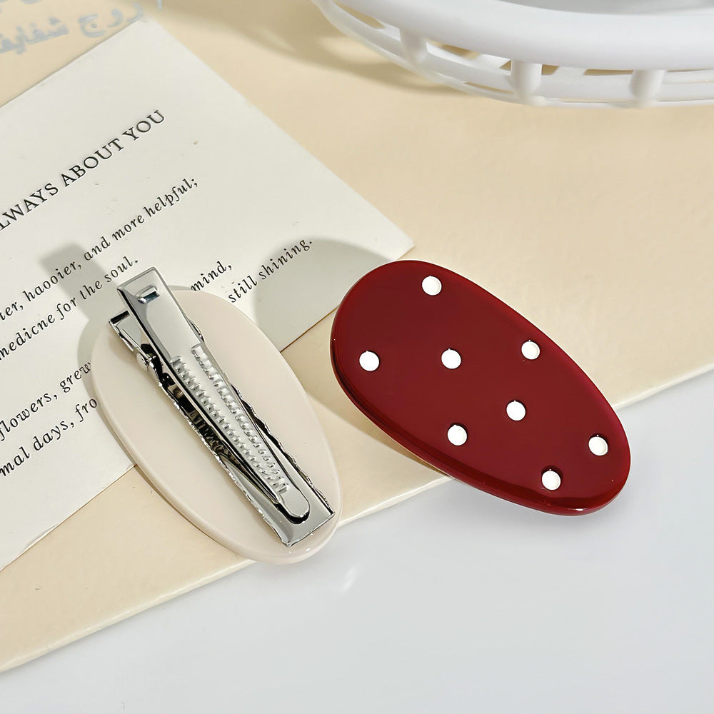 Polka Dot Bow Hair Pin Set - view 3